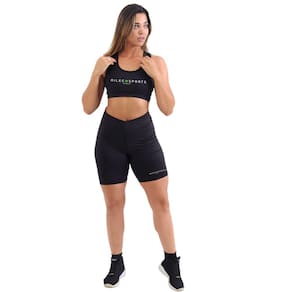 Conjunto Fitness Top e Bermuda pra Academia e Caminhada - Novidades Oilec Sports