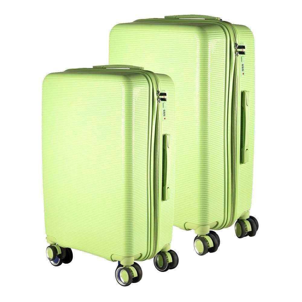 Kit Mala 23Kg + Mala 10Kg Polipropileno Inquebrável Verde