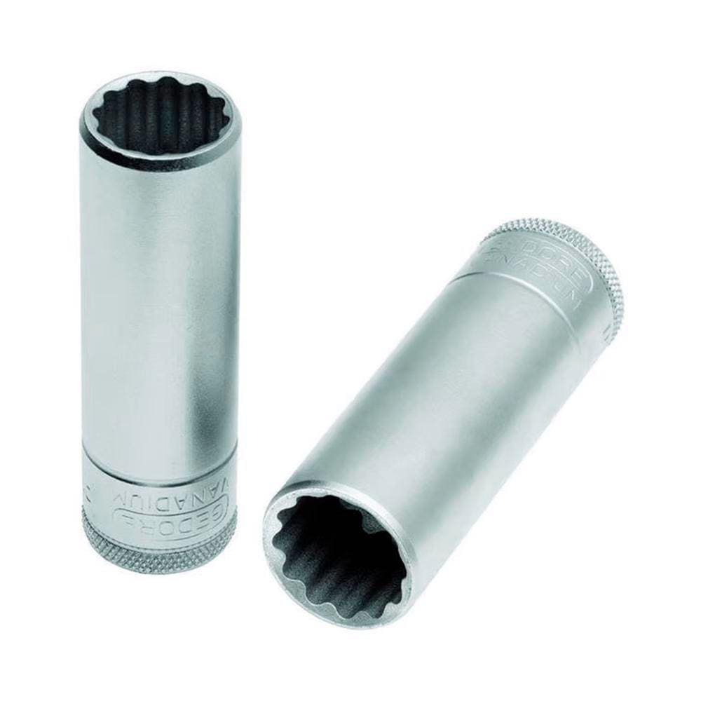 Soquete Estriado Longo 21 MM Encaixe de 1/2&quot; - Gedore 015709