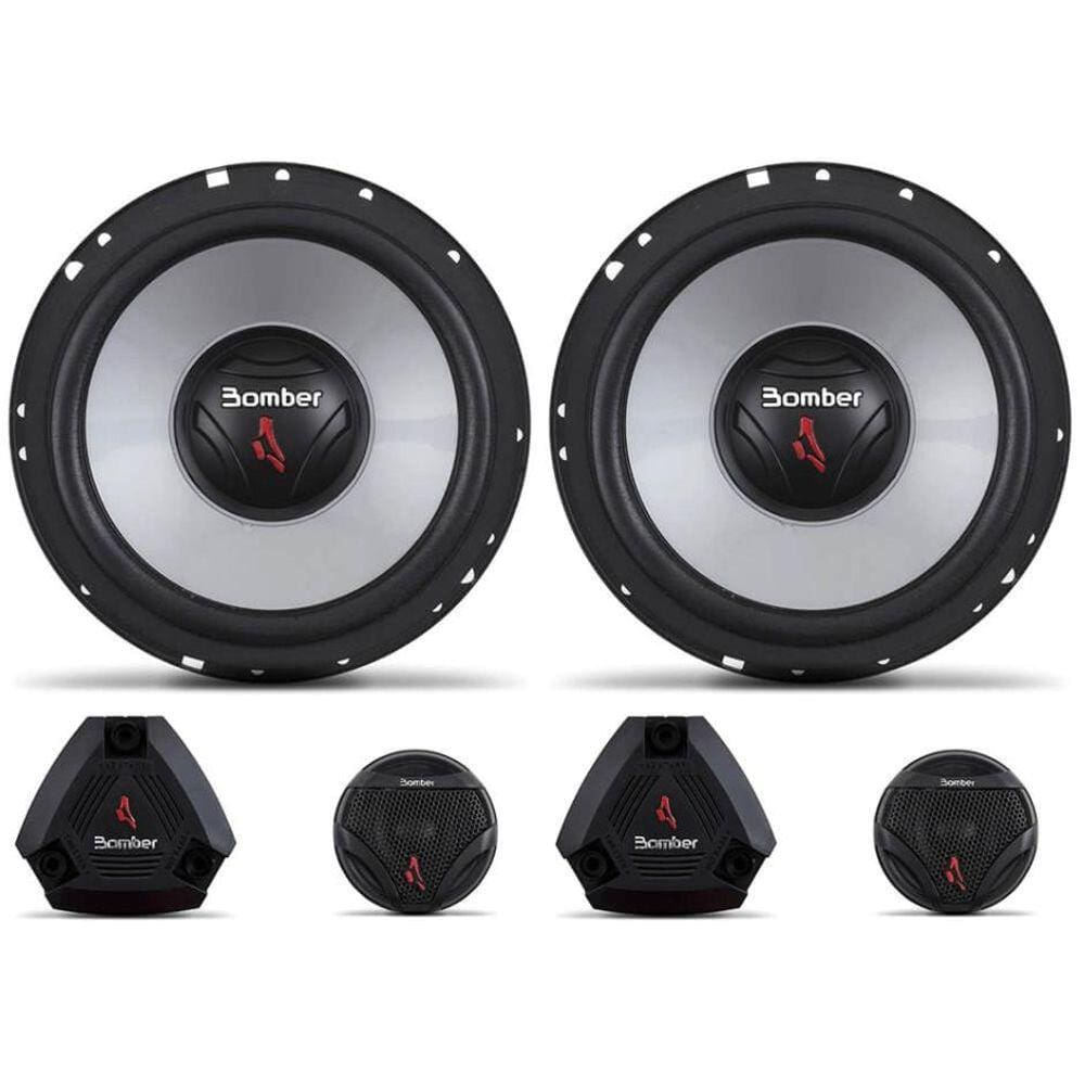 Kit 2 vias Par Bomber Upgrade 6 Pol Pesado 200W RMS 4 OHMS