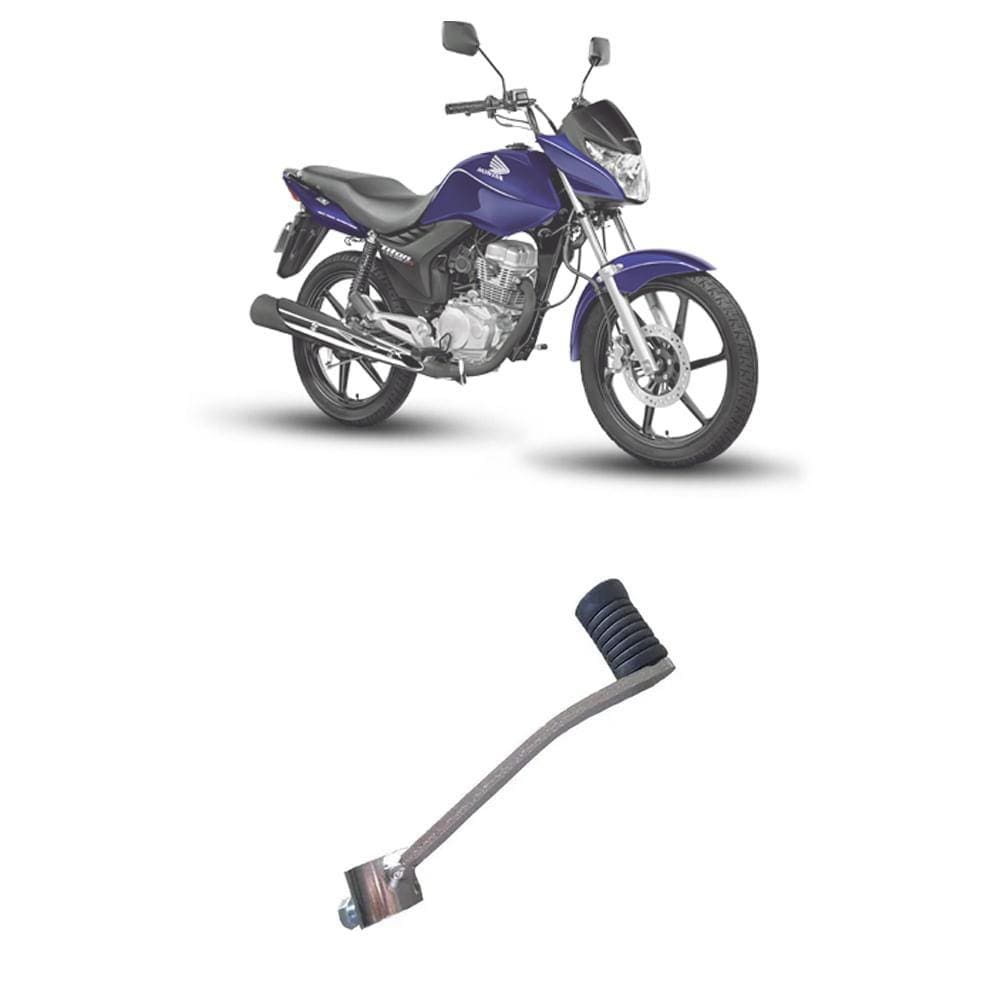 Pedal de Câmbio Cromado Cometa 0047-B CG 150 Titan 2009-13