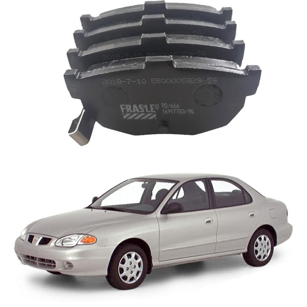Pastilha De Freio Traseira Fras-le Hyundai Elantra GLS 95-06