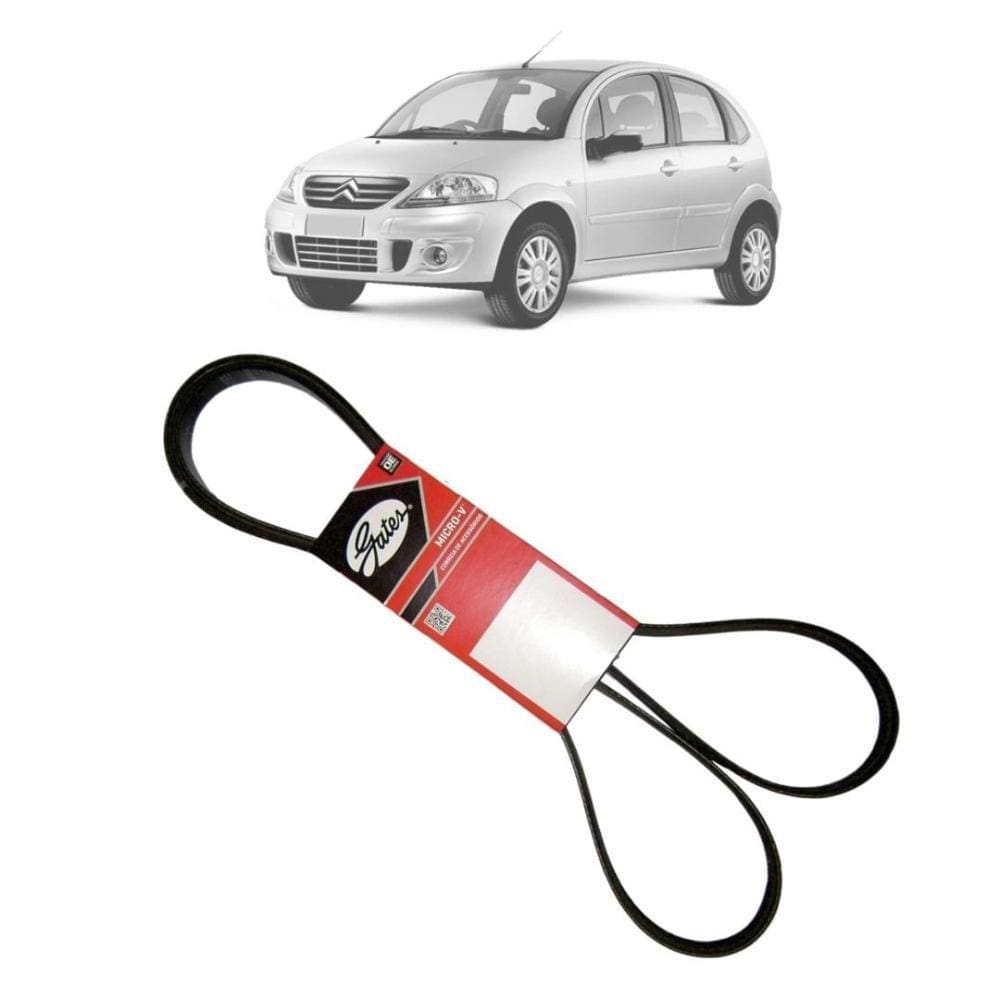Correia Micro V Gates Citroën C3 de 2003 até 2012