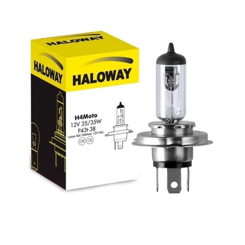 Lâmpada Moto H4MOTO12VHAL Haloway 12V 35W