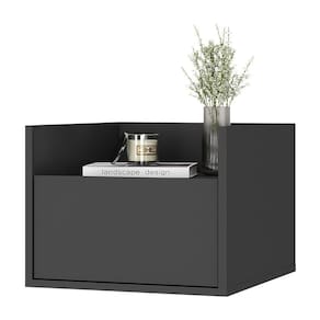 Mesa de Cabeceira 40 cm Suspensa Multimóveis MP4040 Preta