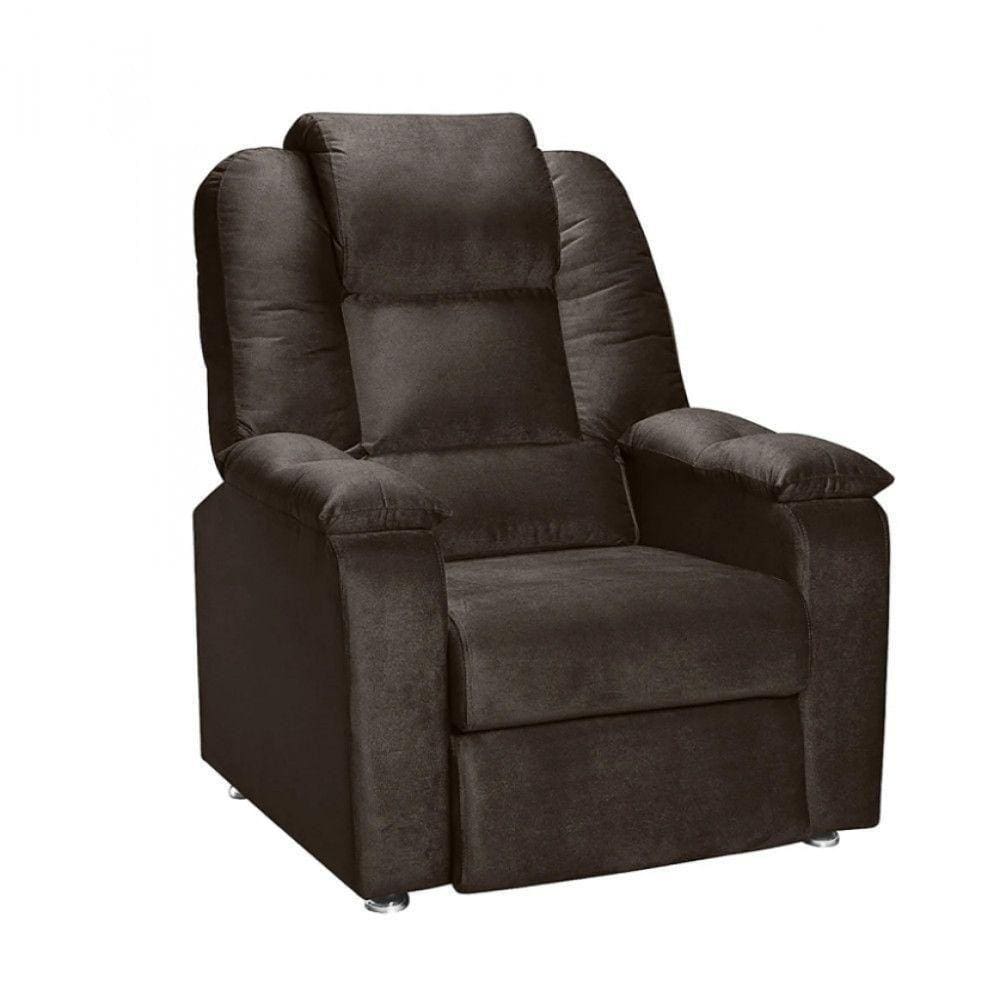 Poltrona Reclinável Do Papai Egito Turkay Marrom Speciale Home Marrom