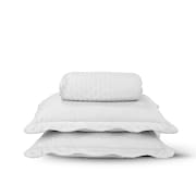 Kit Cobre Leito Colcha 300 Fios Dupla Face 3 Peças  Porta Travesseiro  Aba Americana Balle