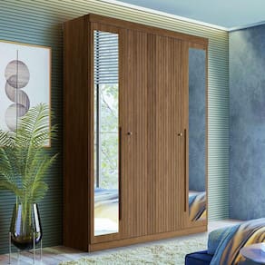 Guarda Roupa Solt 4 Portas Flex Com Esp Buriti Santos Andirá Jatoba