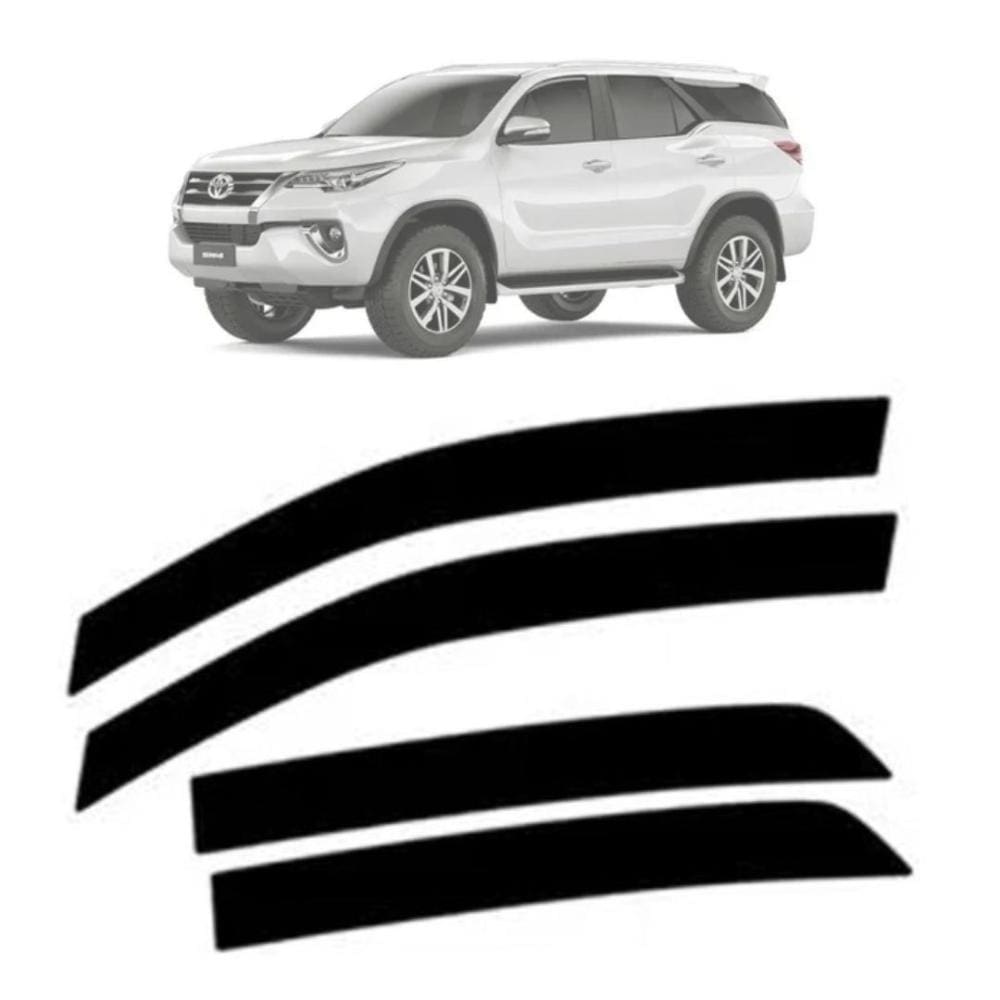 Calha de Chuva Fumê TG Poli Hilux SW4 2005 até 2015