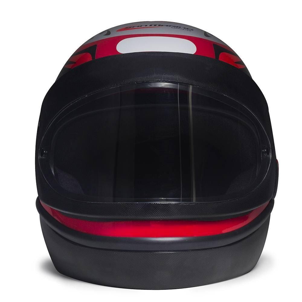 Capacete Taurus Grafic Vermelho tamanho 60