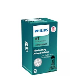 Lâmpada Farol H7 Philips Master Duty X-Treme Vision 24V
