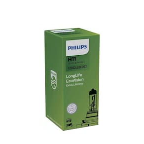 Lâmpada Halógena H11 LongLife EcoVision Philips 3100K 12V