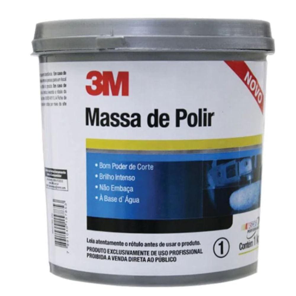 Massa de Polir a Base D`Água 3M 1 Kg