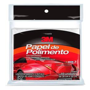Auto Papel de Polimento 3M C/10 Fls HB004009146