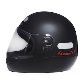 Capacete Taurus Zarref Formula 1 Classic Preto Fosco Tam 56