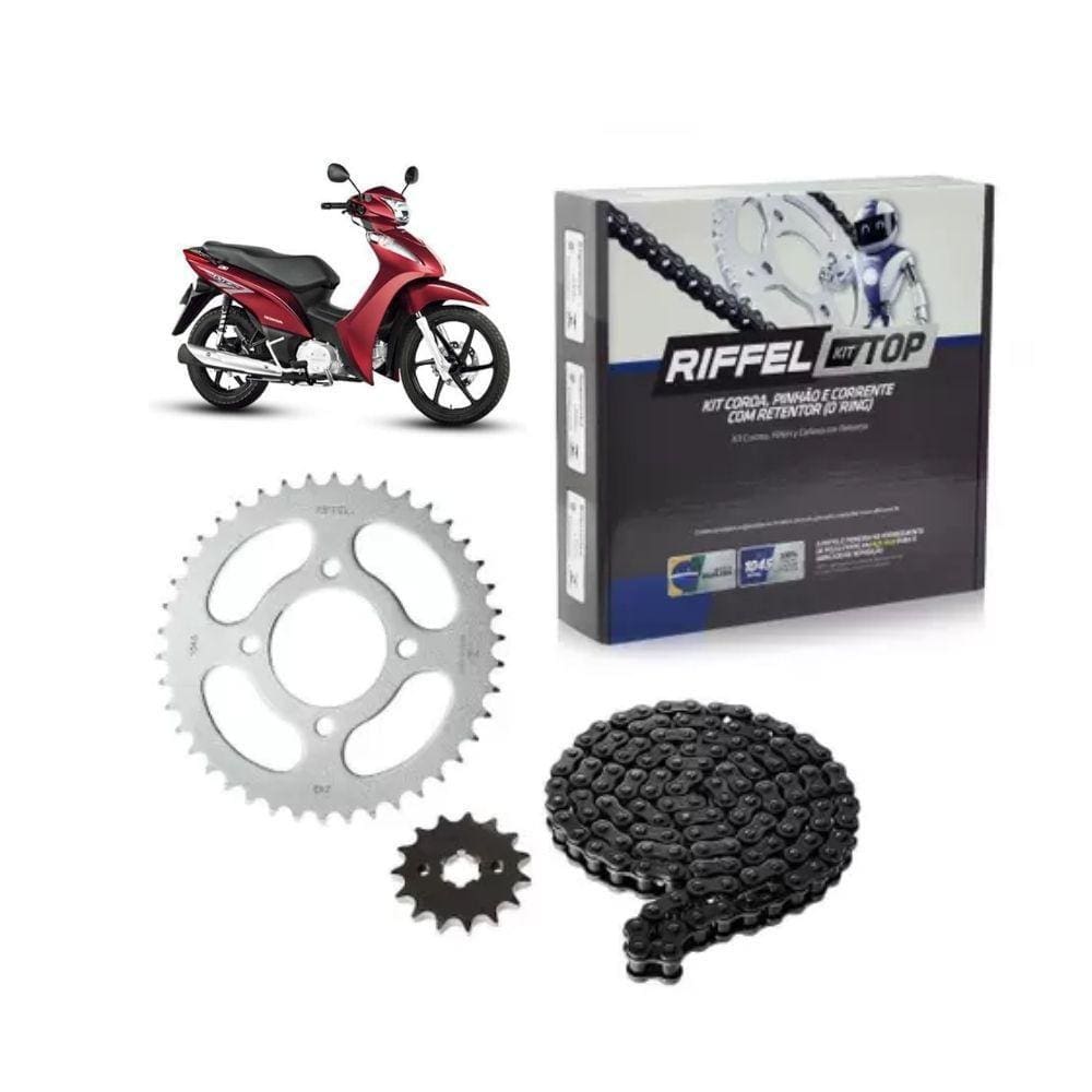 Kit Relação Transmissão Riffel Top 91083 CG 125 2000-2004