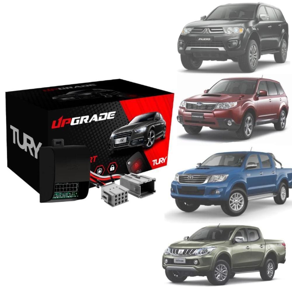 Módulo Retrovisor rebatimento Tury p/Hilux de 2008 á 2015