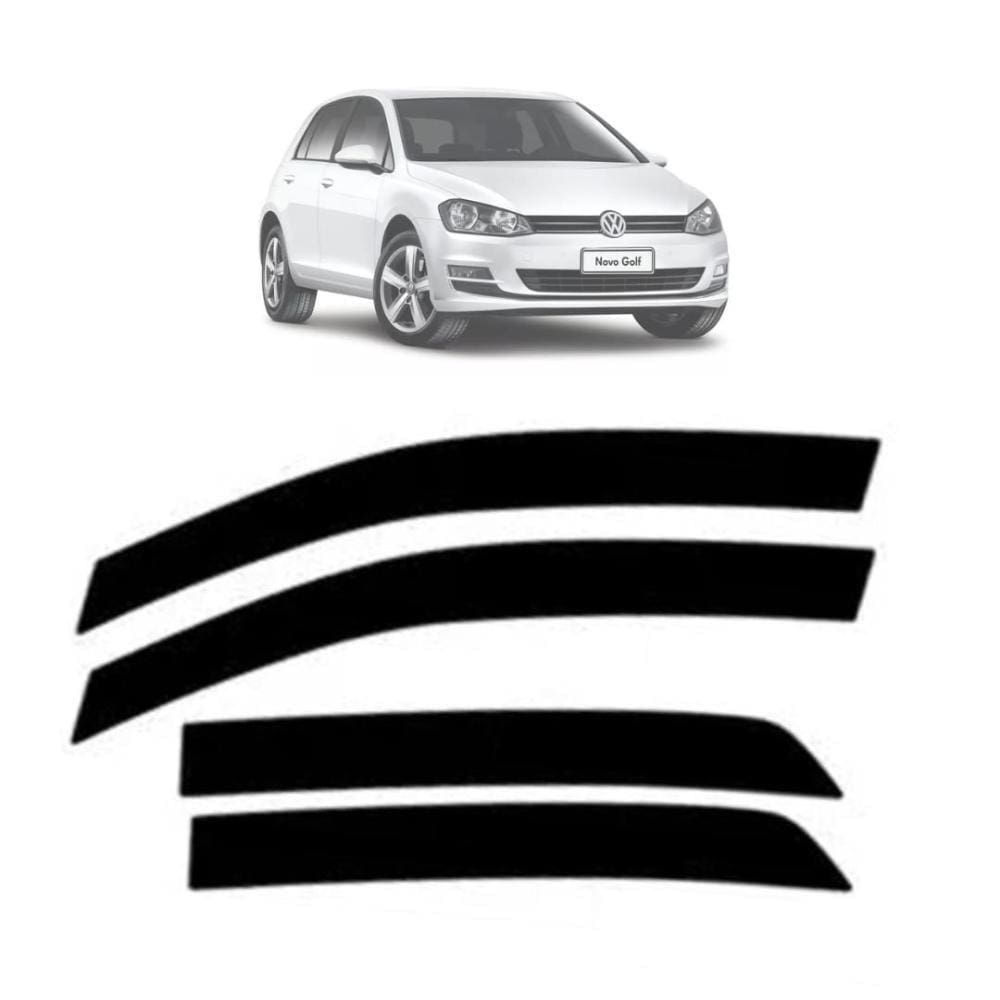 Calha de Chuva TG Poli Fumê Golf Hatch 2014 até 2019