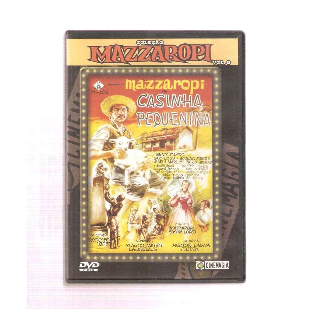 Dvd Mazzaropi - Casinha Pequenina