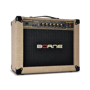 Cubo Amplificador Guitarra BORNE Vorax 840 Palha 40W