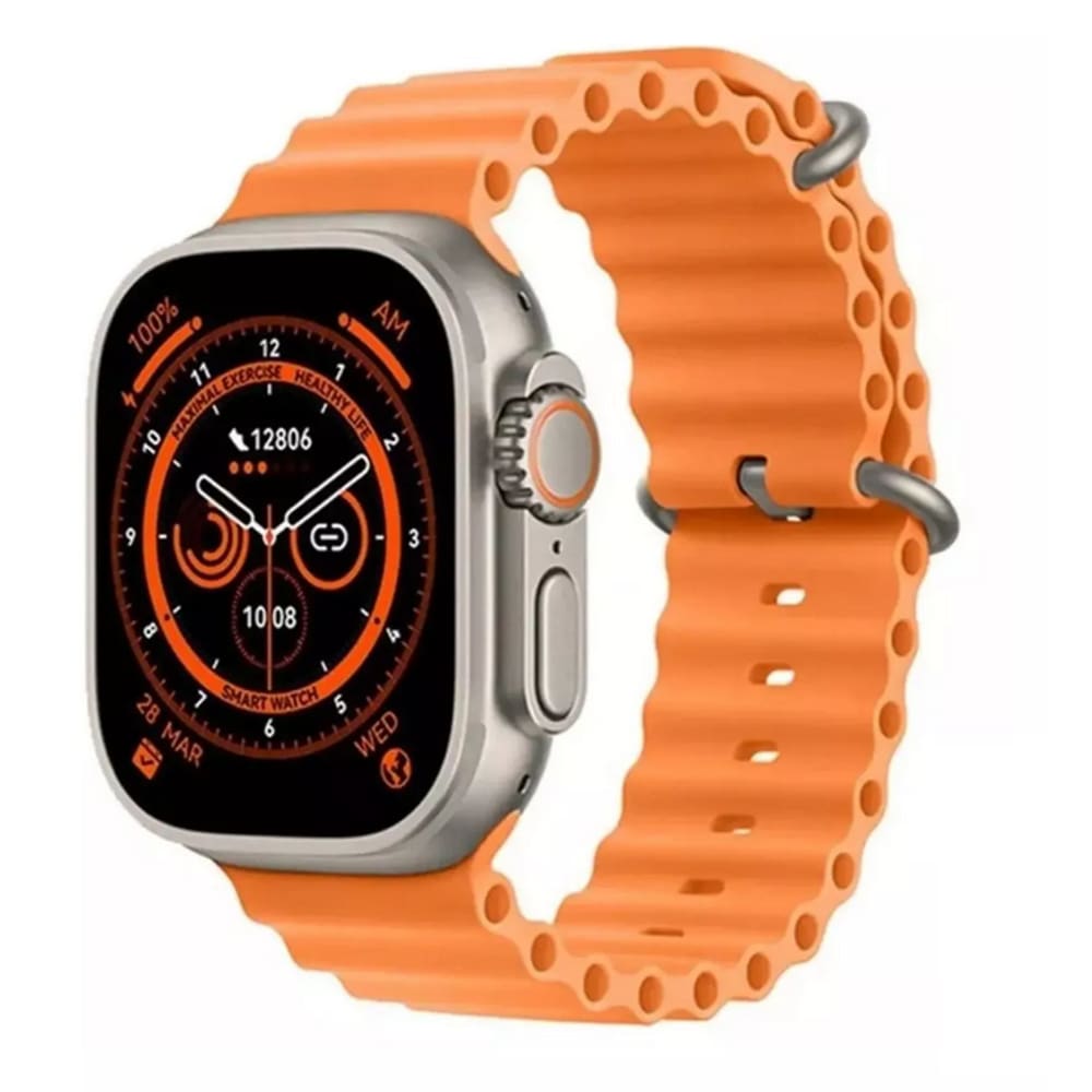Relógio Inteligente S8 Ultra Smartwatch Bluetooth GPS NFC Monitoramento Saúde 49mm