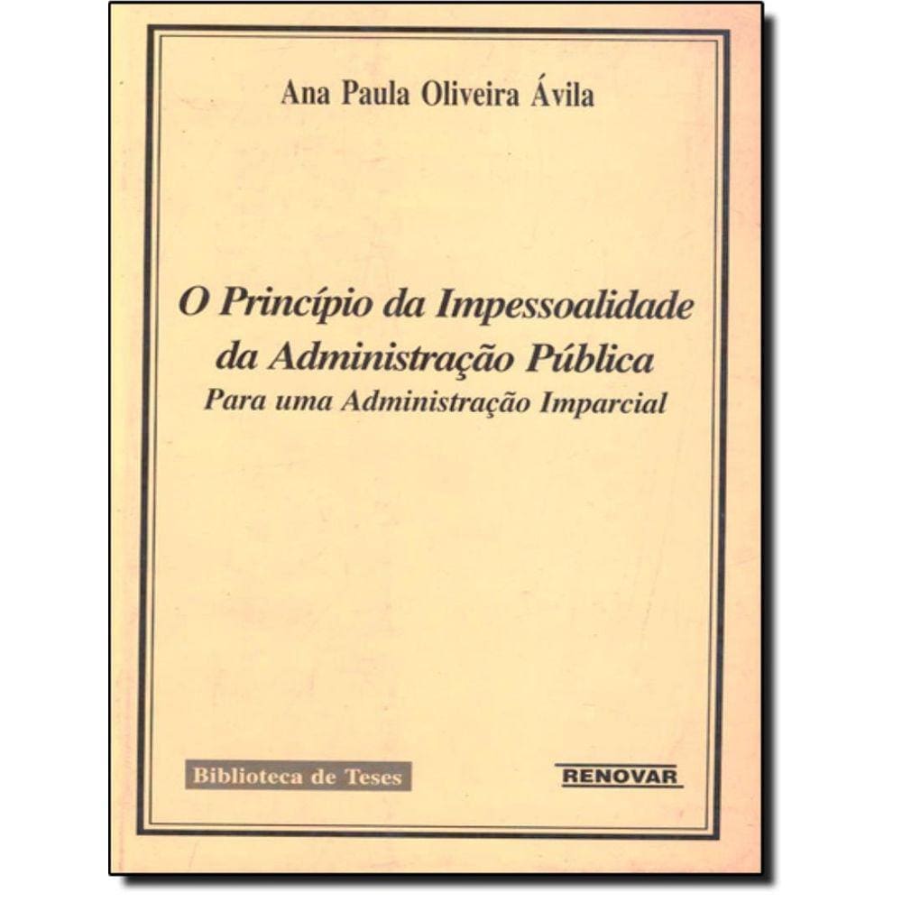 Principio Da Impessoalidade Da Administracao Publica