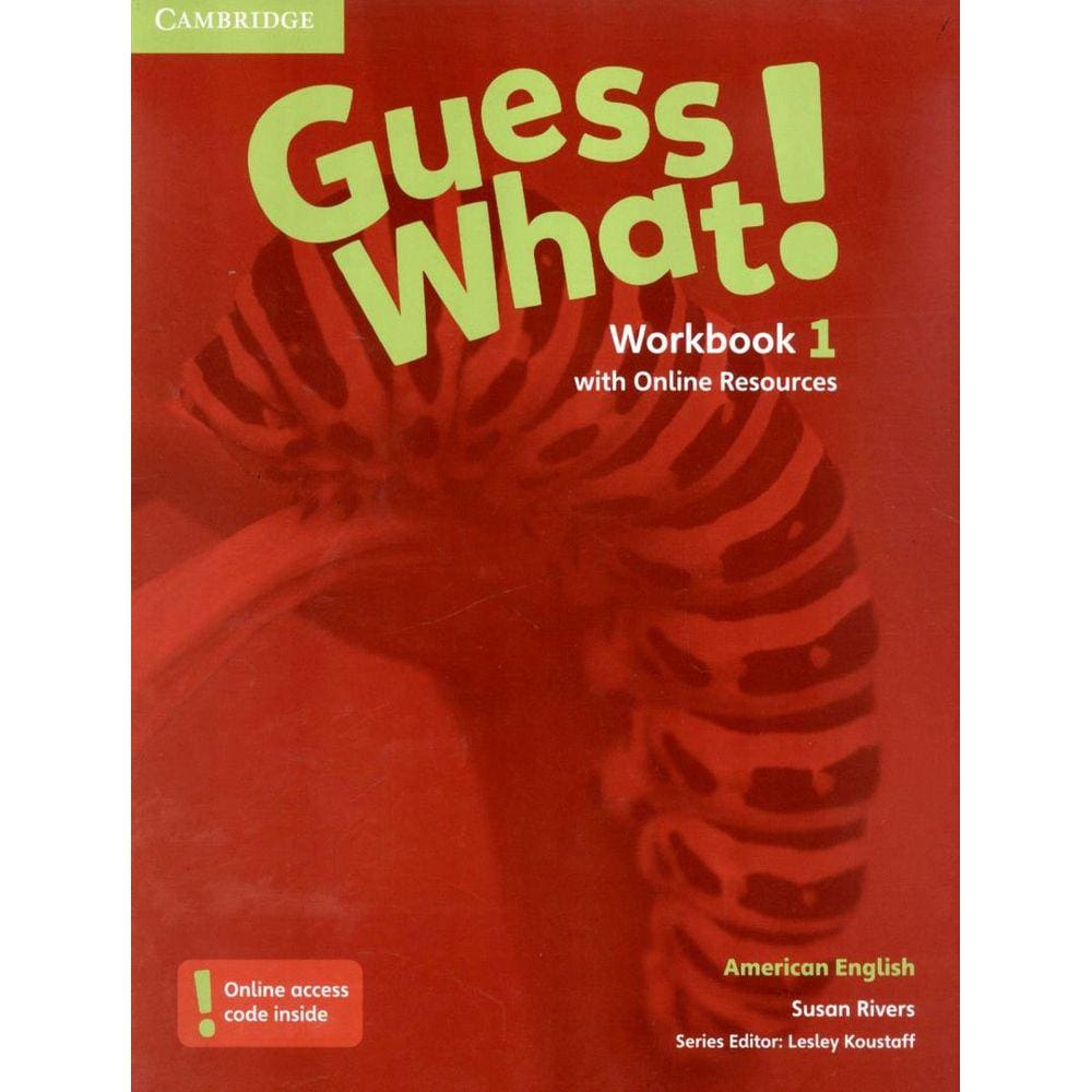 Guess What! 1 Wb With Online Resources - American - 1St Ed