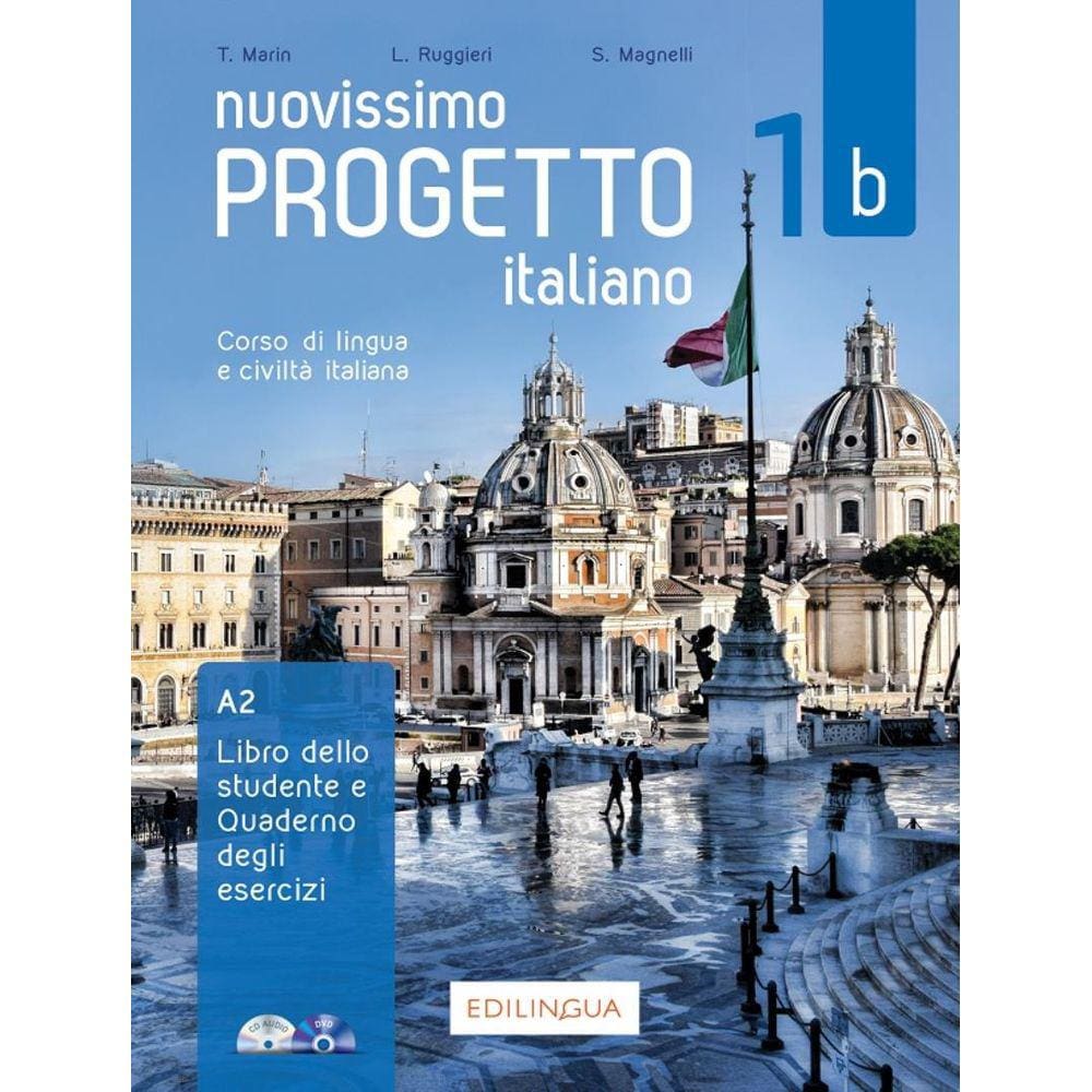 Nuovissimo Progetto Italiano 1B (A1-A2) - Libro Dello Studente + Quaderno Esercizi + Dvd + Cd