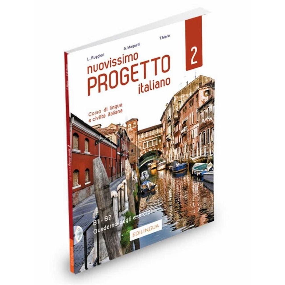 Nuovissimo Progetto Italiano 2 (B1-B2) - Quaderno Degli Esercizi + 2 Cd Audio