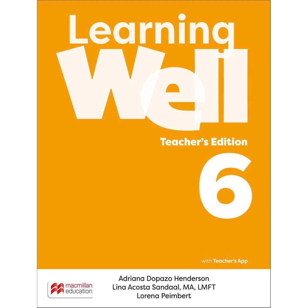 Learning Well 6 Teachers Book - 1St Ed