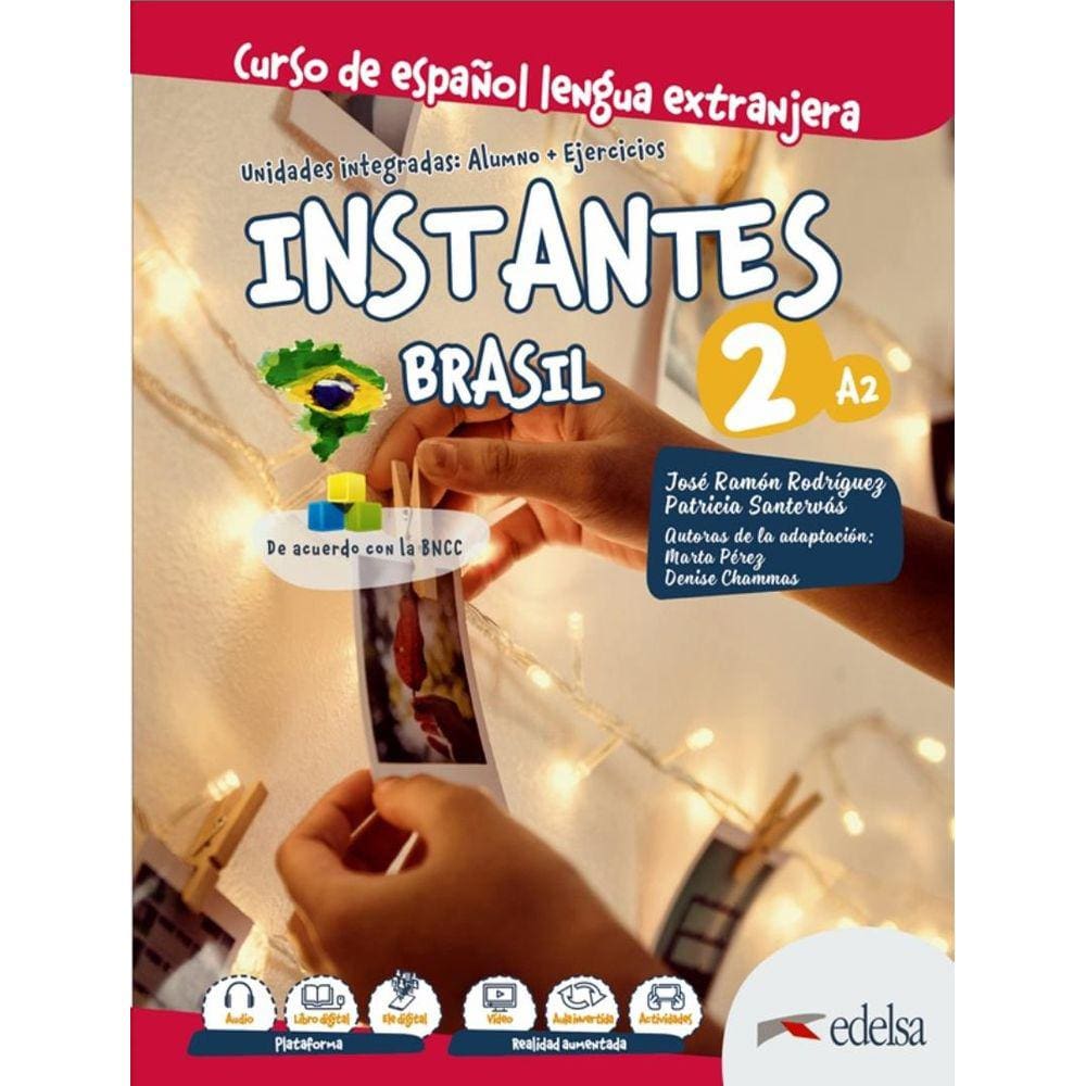 Instantes Brasil 2 A2 - Libro Del Alumno + Cuaderno De Ejercicios + Libro Digital