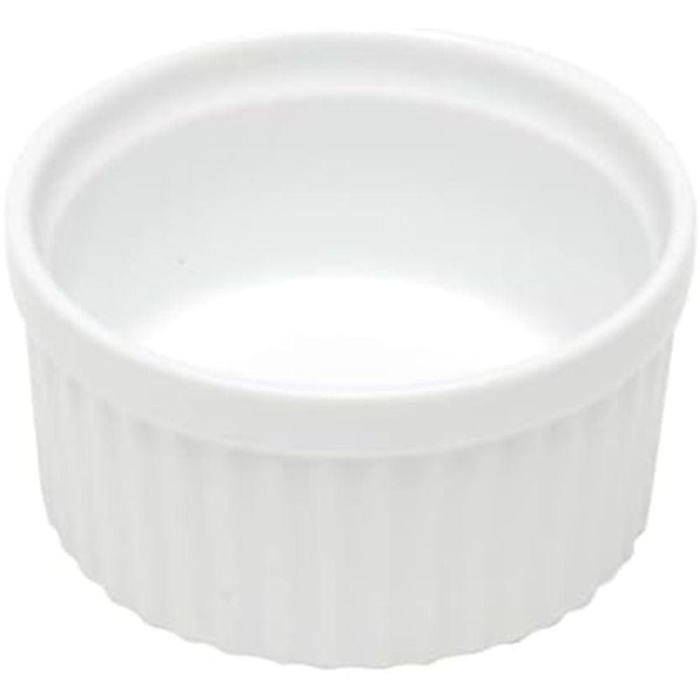 Ramequim de Porcelana Classic Branco 7cm x 4cm - Lyor