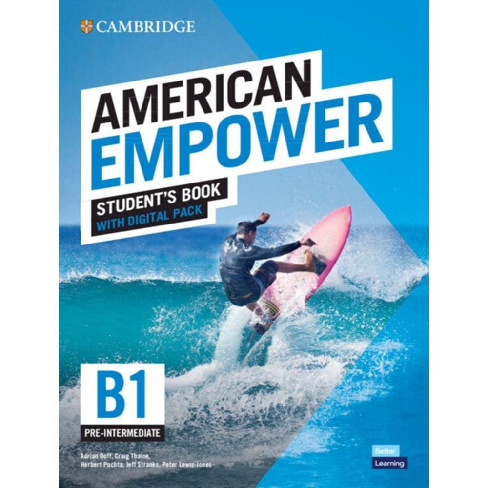 American Empower Pre-Intermediate B1 Sb With Digital Pack - 1St Ed