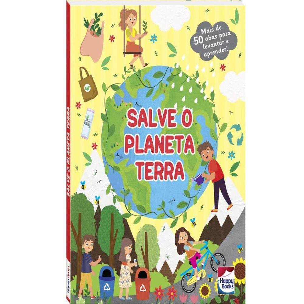 Descobrindo O Mundo-Um Livro Com Abas Salve O Planeta Terra