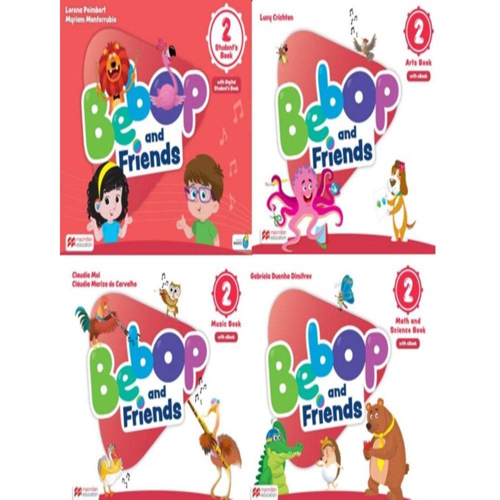 Bebop And Friends 2 Student´S With Arts+Music+Math And Science Book