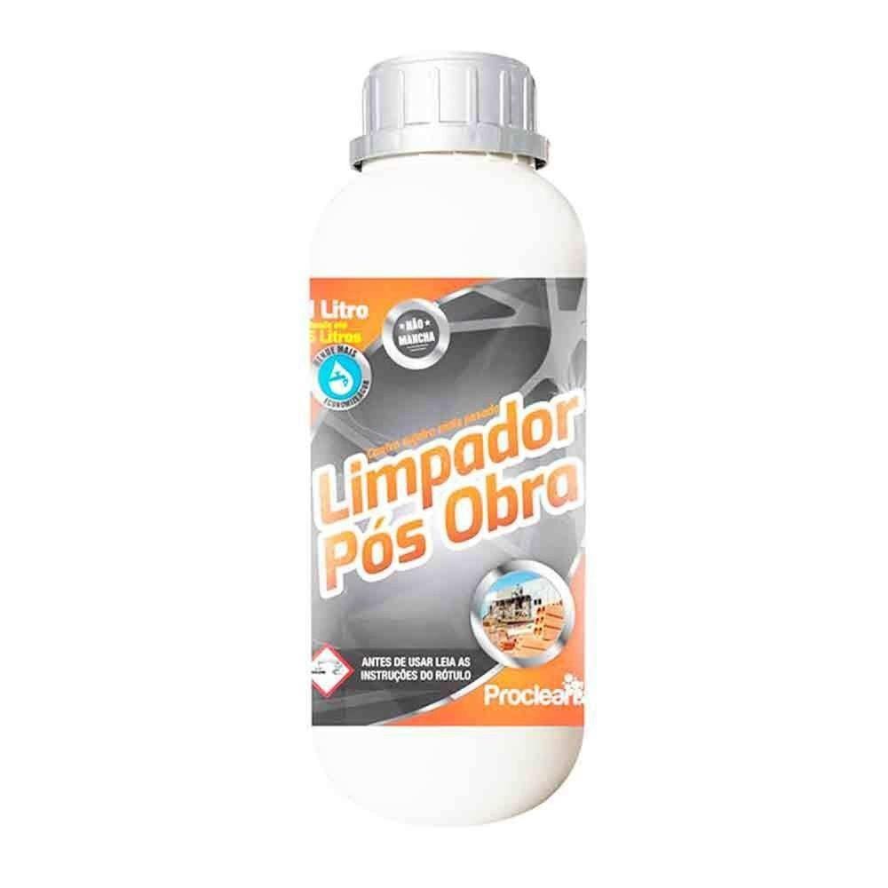 Limpador Pós Obra 1L Pisos e Revestimentos Cerâmicos Proclean