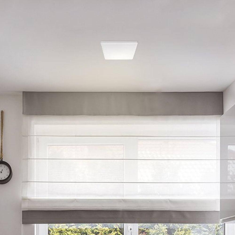 Painel LED Frameless Embutir 18W Quadrado 3000K Taschibra Branco