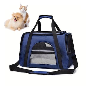 Bolsa Transporte Cachorro Gato Cao Pet Faixa Refletiva Pequeno Porte Aviao Onibus Carro Passeio Caminhada