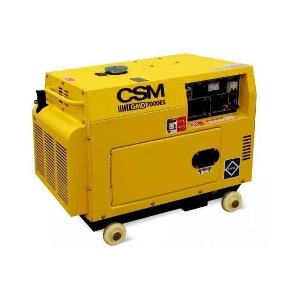 Gerador Portátil Diesel Monofásico GMD 7000ES