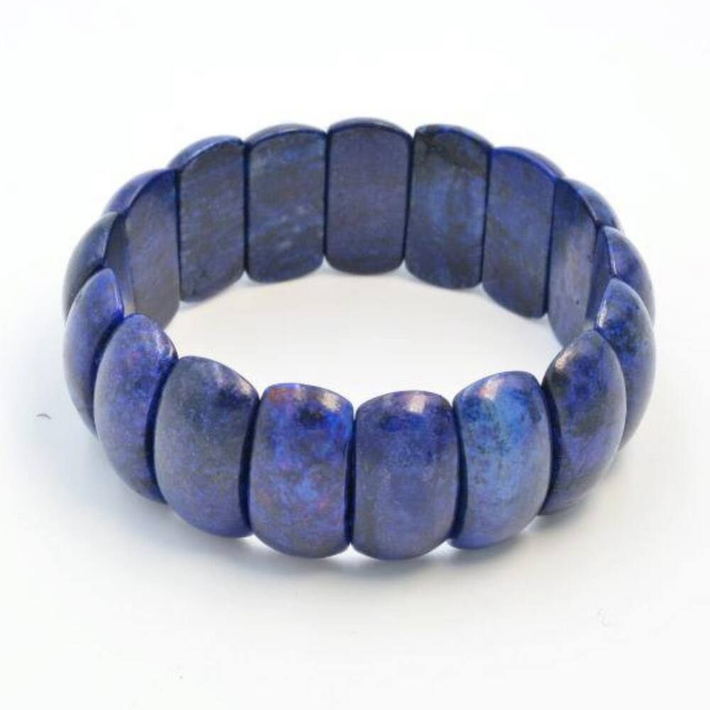 Bracelete de Pedras Naturais - Lápis Lazuli