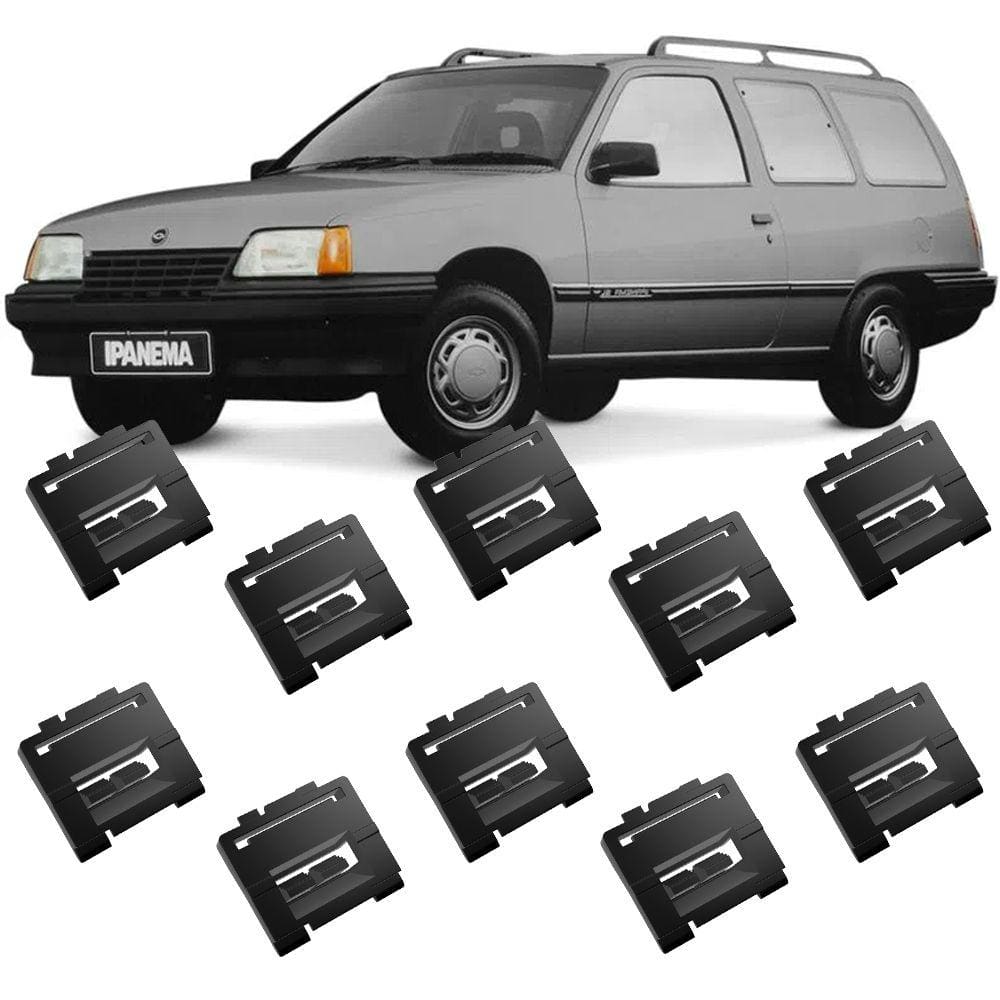 Kit 10 Grampos Presilhas Para Friso De Teto Ipanema 89 90 91 92 93 94 95 96 97 98