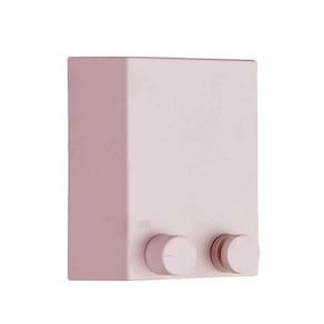Varal Retrátil De Parede Corda Ajustável Em Aço Inox Rosa