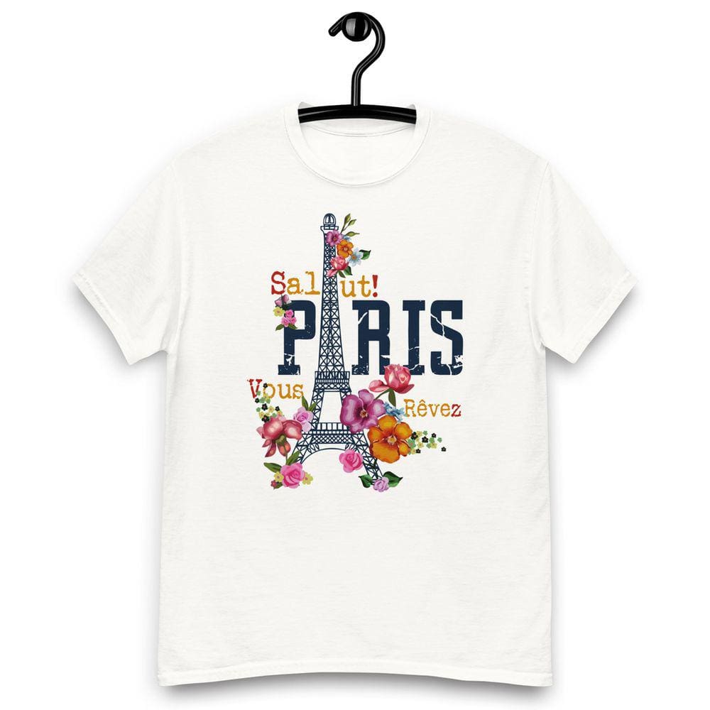 Camiseta Plus Size Unissex - Paris Torre Eiffel