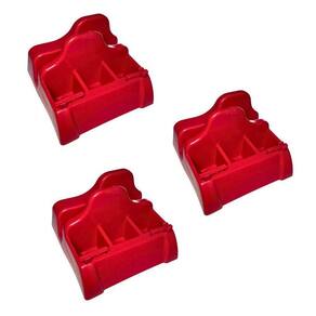 5 Porta Guardanapo Sachê Vermelho Com Furador Restaurante
