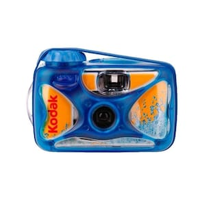 Câmera analógica 35mm descartável Kodak Sport a Prova d`água