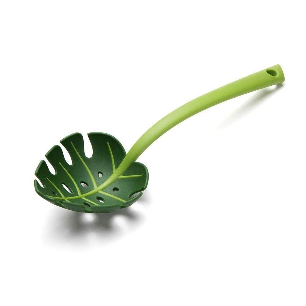 Colher Para Macarrão Jungle Spoon Colher Planta Monstera