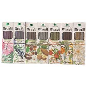 Kit 7 Incensos Natural Nirvana Brasil 7 Cxs Com 9 Varetas
