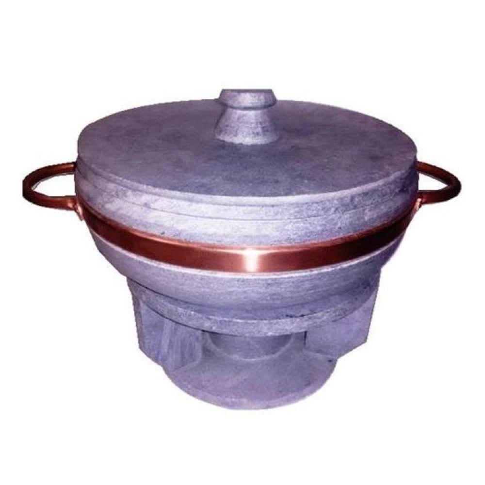 Conjunto para fondue em pedra sabão de número 5