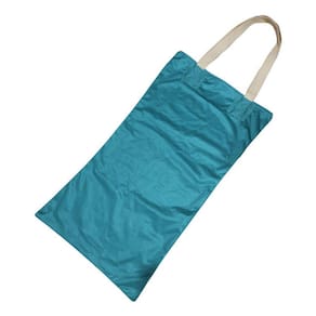 Saco Lavanderia Impermeável Fralda Roupa Suja Limpa - Turquesa