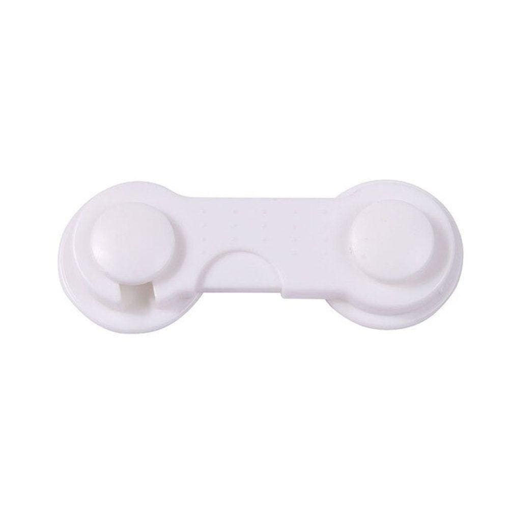 Kit 2 Travas Para Armários Segurança Para Bebês E Crianças Branco